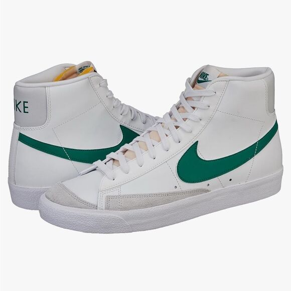 Nike Blazer Mid '77 Vintage (BQ6806-127, Summit White/Photon Dust) Green- Size 9 - Picture 1 of 9